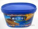 Blue Disposable Salad Bowls 2200ml PP Plastic Oval Box /biscuit box/ ice cream box