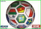 Colorful Rubber Footballs , Mexico / Italian / Brazil / German Flag Soccer Ball