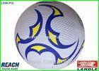 Custom Printed Official Size 5 Rubber Footballs Moulded With Golf Surface