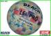 Official Outdoor Inflatable Rubber Volleyball / Custom Printed Volleyballs
