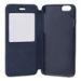 Super Slim Black PU Leather Apple iPhone Case Wallet With Slik Pattern