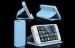 Custom Made Blue PU Apple iphone Case Covers Lychee Pattern For iPhone5