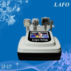 Portable vacuum roller cvitation rf slimming beauty machine