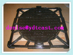 cast iron manhole cover drain cover EN124 D400 WITH FRAME