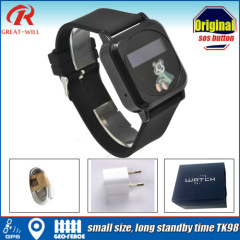 Fashion gps gsm watch phone tracking for kids personal