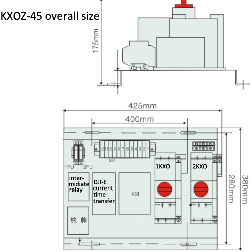 KXOZ autotransformer starter control and protective switching device series: