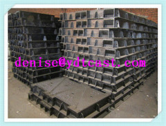 OEM Cast iron manhole cover six triangle drain cover EN124 D400 C250 saipwell