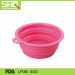 Collapsible silicone pet bowl