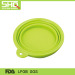 Collapsible silicone pet bowl