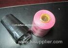 Garments Sewing 100% Spun Polyester Sewing Thread 40s / 2 Pink / Black Dyeing