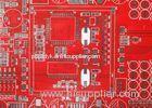 High Density Multi Layer PCB OSP FR4 Red Solder Mask White Silkscreen