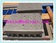 Cast iron/Ductile iron Square manhole cover EN124 D400