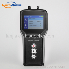 Dual channel laser particle counter