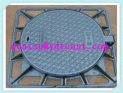High Quality China Factory Cast Iron Manhole Cover With Frame 600*600