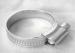 60 - 80mm Galvanized Europe Worm-drive Hose Clamps 11.7mm Band Width
