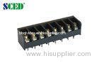 300V 15A Industrial Barrier Terminal Blocks With Right Angle Wire Inlet