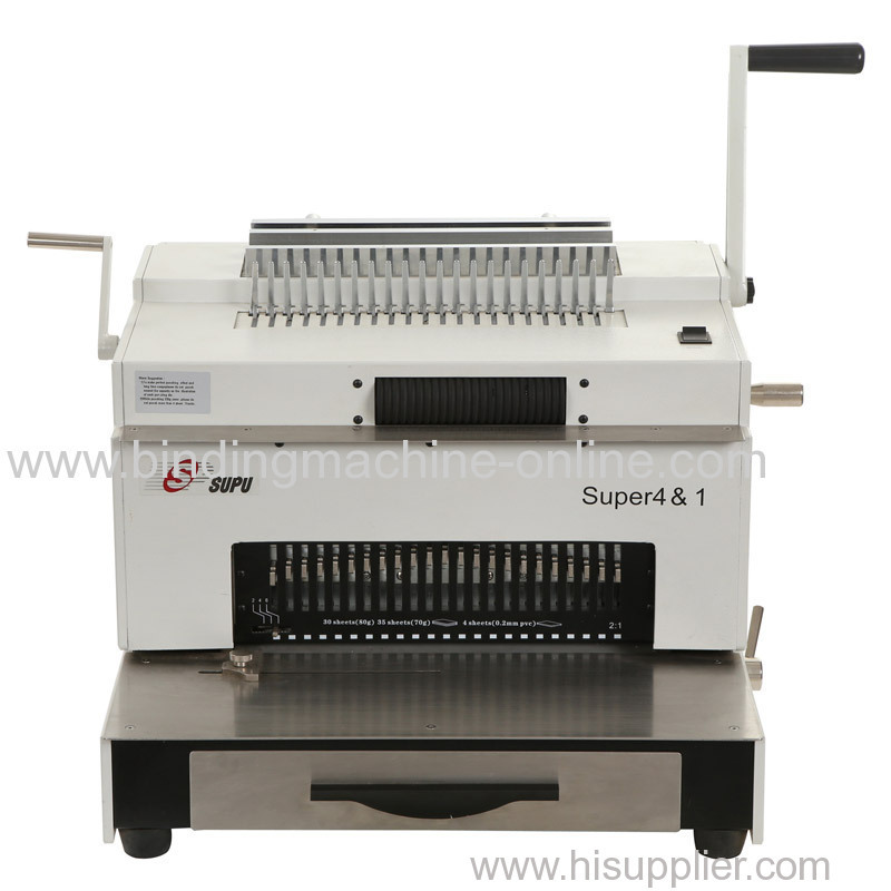 International patent 4 in 1 multifunction binding machine