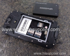 quad core glonass beidou gps system 4500mah battery ptt push to talk quad core 4.3inch 4.5 gps wifi bluetooth walk wonbt