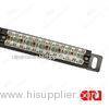 Network Cable Cat6 Patch Panel , UTP 24 Port Patch Panel with 90 / 180 Degree