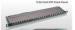 19 Inch Cat5e / Cat6 Patch Panel 24 Ports , STP Dual IDC LED Patch Panel