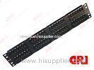 UTP Rj45 48 Ports Cat6 Patch Panel Unshielded 8p8c Network CE ROHS REACH