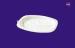 Eco-Frendly Biodegradable Dinnerware Bleaching Degradable Small Oval Plate