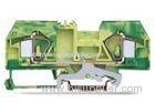800V 76A 2 Conductor Ground Spring Terminal Block Mounted On SP35 Standard Rail