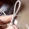 Soft Galvanized Steel Wire Rope Sling Thimble 6x7FC With Both End / Single Leg