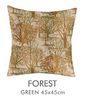 45x45 cm Forest Jacquard Pillow Cover 100% Polyester For Chair Sofa