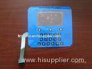 PC Corrosion Resistance Flexible Membrane Switch Keyboard in Blue