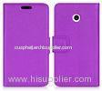 Leather Mobile Phone Case / Moto E Smart Phone Cases Luxury Wallet Style