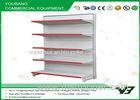 Steel supermarket advertising gondola shelvings retail shop display stand