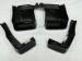 Silver / Red Rubber Painted Mud Guards For Honda Accord 2012-2013-2014