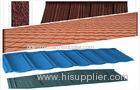 Light Weight Stone Coated Metal steel Roof Tiles , Polished House Exterior Roofing Tiles