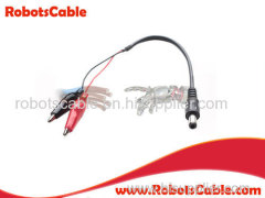 DC Barrel Jack to Alligator Clips Cable