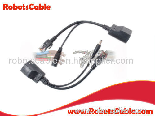 Passive PoE Injector Cable Set