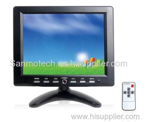 8" CCTV monitor for Camera AV BNC monitor high resolution