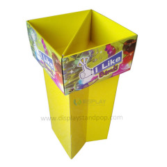 Recycled Hexagonal Point of Sale Corrugated Cardboard Dump Bin Displays