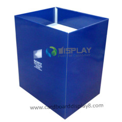 Recycled Hexagonal Point of Sale Corrugated Cardboard Dump Bin Displays