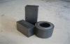 Steel Ladles Magnesia Carbon Brick , High Basic Slag Resistance Refractory Blocks