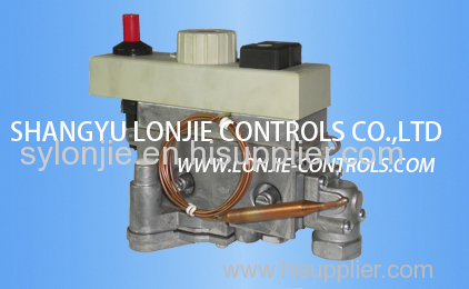 Thermostatic gas safety valve