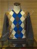 Lady Spring Fall Knitted Pullover 100% Cashmere 12gg Knitted Intarsia Diamond V Neck