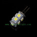 New G4 1W 80LM 7000K 9x5050 White LED Light Bulb