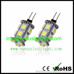 Warm White G4 Base 13 LED 5050 SMD 1.4W Boat Marine Light Bulb Lamp 12V DC