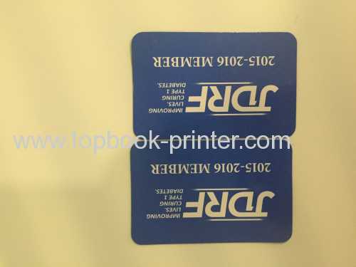 Magnetic powder paper sticker attached to steel surface printing