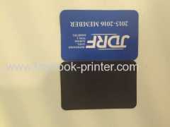 Magnetic powder paper sticker attached to steel surface printing
