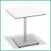 modern HPL coffee table with pedestal