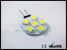 super G4 1W 60LM 3500K 6x5050 Warm White LED Spot Bulb