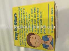 French reverse tuck gift packaging box with dust flaps printing