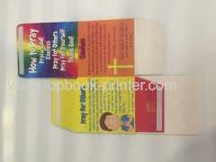 French reverse tuck gift packaging box with dust flaps printing